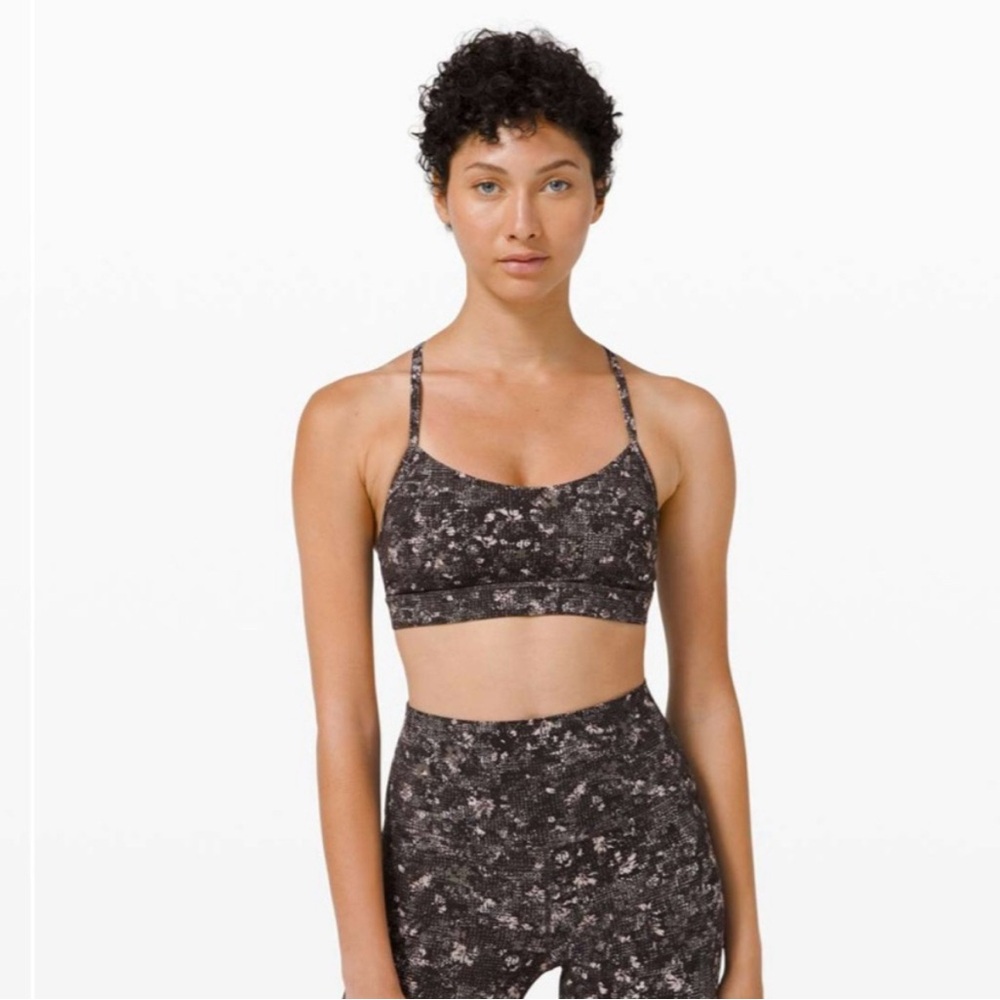 Lululemon Athletica Patterned Sports Bra (SWIPE TO SEE ACTUAL PATTERN)